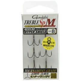 Gamakatsu Triple Hook Treble SP Medium Hyper Shield 8 No. 6 6pcs 68448