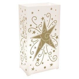 Lumabase Star 33312 10 Count Plastic Lanterns