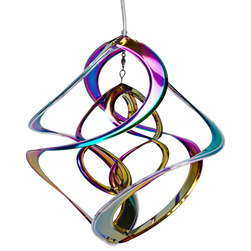 Red Carpet Studios 32265 Double LED Lighted Cosmix Spinner, Rainbow,