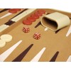 Deluxe Backgammon Set - Camel - 15"x10"