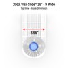 Display Technologies Visi-Slide Gravity-Fed Beverage Glide for Angled Shelves (Pack