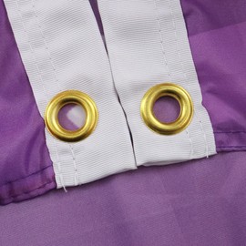 AZ FLAG - Scout Flag Purple - 90 x 60 cm - Scout Movement Flag 100% Polyester with Brass Eyelets - 50 g