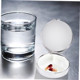 Minkissy 3pcs Box Organize Your Essentials This Metal Three Grid Container Holder Organizer Portable Durable and Ideal for Seniors Boys and Girls