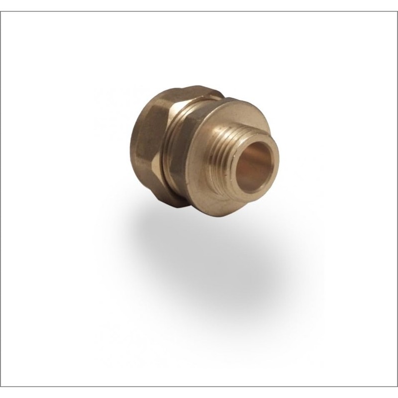 hep® 22mm Compression by 3/4" BSP Brass Male Iron Coupler