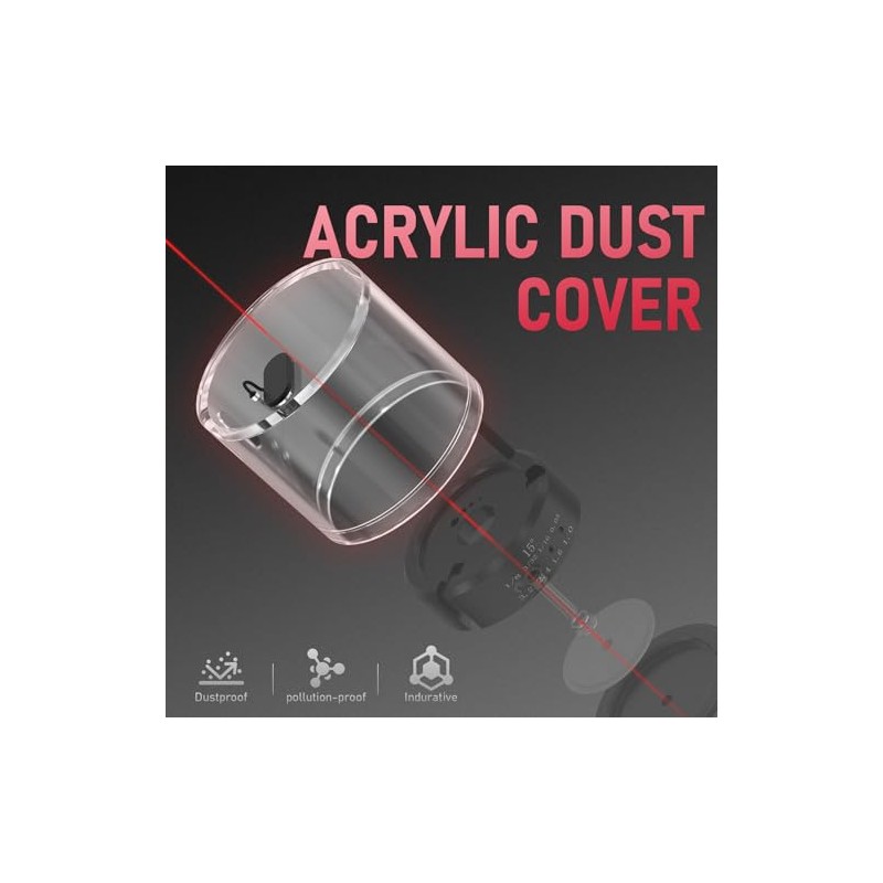 YESWELDER Acrylic Dust Cover for Tungsten Electrode Sharpener Grinder