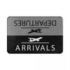 Doormat Non Slip Front Door Mat Aviation Departures Arrivals Doormat