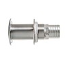 Attwood 66553-3 Boat Self-Bailing Cockpit Barbed Stainless Steel 1 ½-Inch