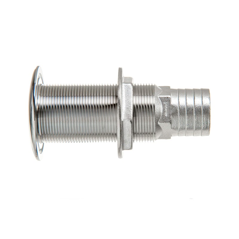 Attwood 66553-3 Boat Self-Bailing Cockpit Barbed Stainless Steel 1 ½-Inch