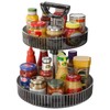 2-Tier Rotating Organizer with Handle – Adjustable Shelf, 360° Lazy