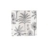 Caspari Southern Palms Flax & White Luncheon Napkins - 20