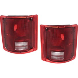For 1973-1991 Chevy Blazer Pair Rear Tail Lights Driver and Passenger Side Assembly GM2800121 GM2801121 | 5965771 5965772