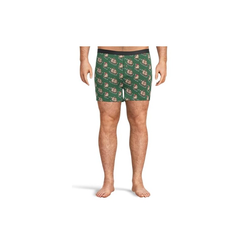 MeUndies Men's Petite Boxer, Sledgehogs