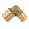 EFIELD PEX 1"X 3/4" REDUCING ELBOW BRASS BARB CRIMP FITTINGS