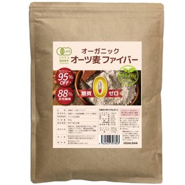 Sugar Zero Organic JAS Chemical Free Oat Fiber Fine Powder, 15.9 oz (450 g), Organic Oat Fiber, Oat Fiber, Insoluble Dietary Fiber, Powder, Rice Flour Replacement, Calorie Off, Sugar Off