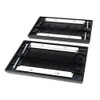 2pcs. Dual Gang Brush Wall Outlet Cable Entry Plate, Tidy