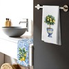Nipil Chinoiserie Lemon Kitchen Hand Towels Decorative Set of 2