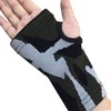 CHROME CRANE TB023 Men's One-Handed Gloves, Fingerless, Training Supporter, Camouflage,