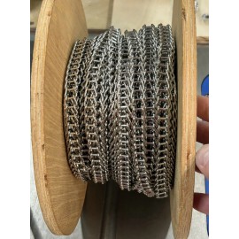 BOSTON GEAR WORKS STAINLESS STEEL LADDER CHAIN .353" PITCH #2 1/2 -  34 LINKS PER FOOT BY THE FOOT