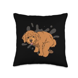 Best Doodle Poop Ever funny Poop ugly Design Throw Pillow
