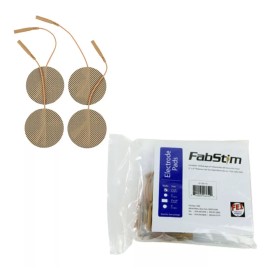 Fabstim 40 Parches Electrodos Circulares Autoadhesivos 3 Pulgadas
