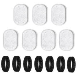 14Pcs Cat Water Fountain Filters Replacement Cat Drink Water Filter Sponge Pet Activated Carbon Filter Foam Filter for 3.2L, 2L Cat Water Fountain