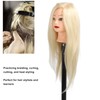 Hair Styling Mannequin Head 85% Real Hair Hairdresser Training Head