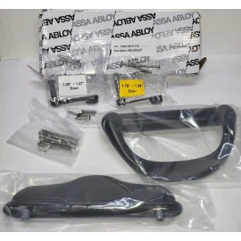 ABLOY SBML Involute Black Sliding Patio Door Handle Set PS01-0014-115