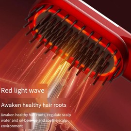 Snblzhef Multifunctional Massage Comb, Electric Vibration Massage Brush, Red Light Care Hair Growth Massage Scalp Brush