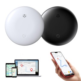 Caramote S10 Air Tag-2 Pack: Smart Bluetooth Tracker & Item Finder Works with Apple Find My (iOS Only), IP66 Waterproof, Compact & Long-Lasting for Keys, Bags, Luggage (Not for Android)