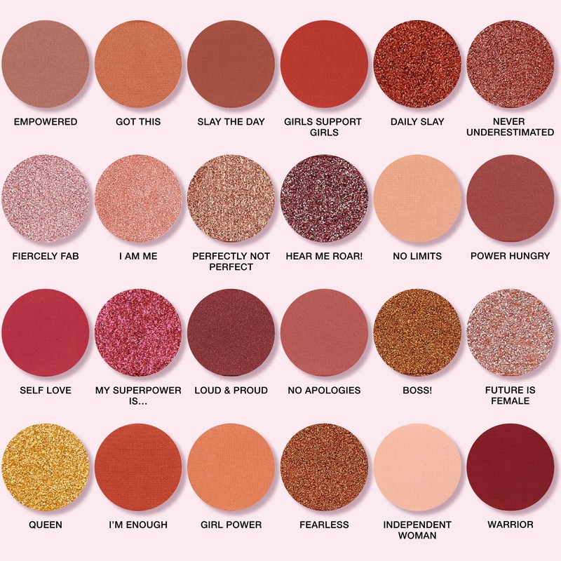 Ciaté London I Am Woman Eyeshadow Palette, 24 Creamy and