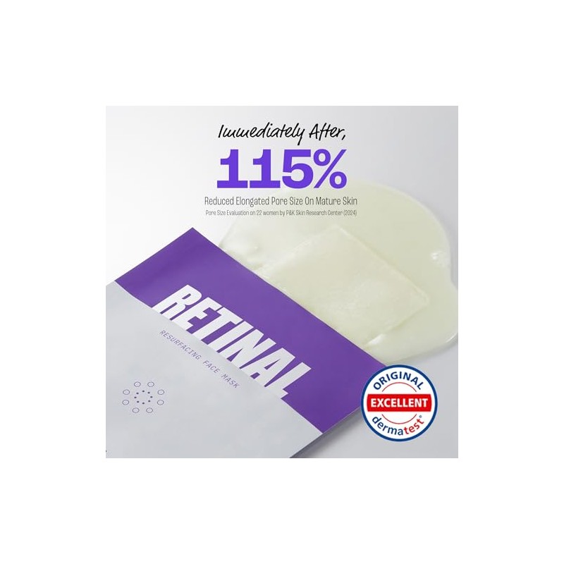 LAPCOS Mascarilla De Resurfacing Retinal - Mascarilla Coreana Para El