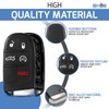 Key Shell Replacement Fits for Chrysler 200 2015-2017 300 Dodge