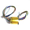 Taidacent Through Bore Electrical Slip Ring Rotary Electrical Contact 6/12/18/24