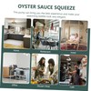 CIYODO Oyster Sauce Bottle Nozzle Pump with Squeeze Function and