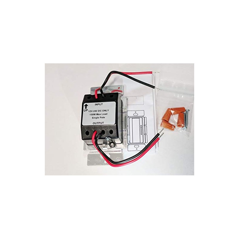 PWM LED Slide Dimmer 8A (Wall Plate) Low Voltage 12v/24v