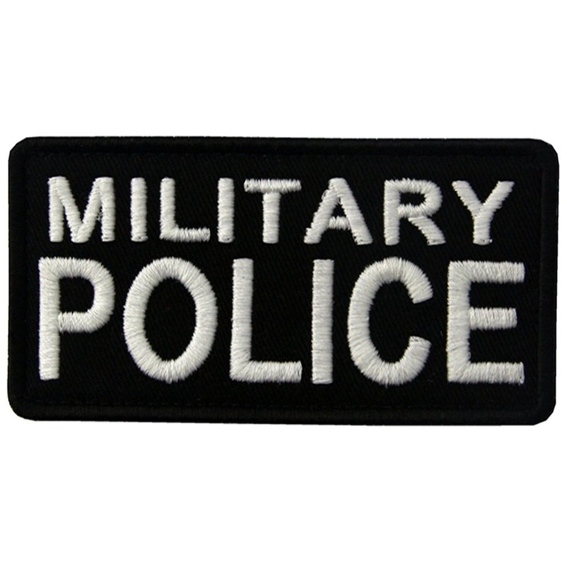 Military Police Glow-in-the-Dark Embroidered Velcro Patch