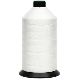 HILOHILO Extra Strong Bonded Nylon Thread #138 Tex135 – 16 OZ, 3000yds, Versatile Stitching Solution for Leather, Upholstery, Canvas Repair and More (White)