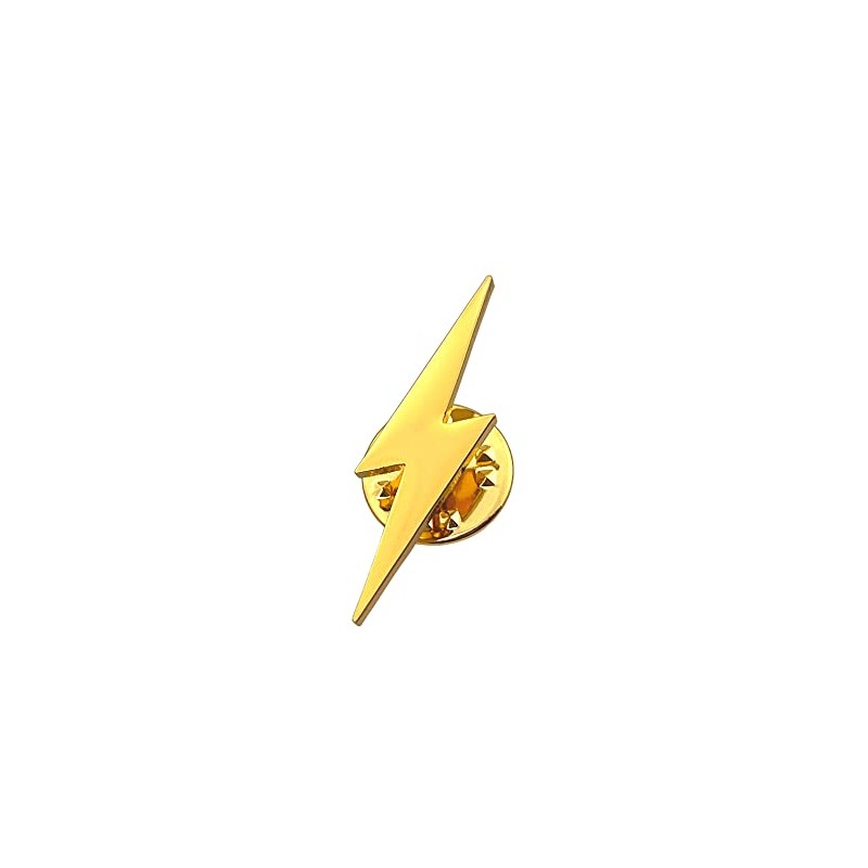 Snatainless Steel Lightning Mark Brooch and Pin, mini, Stainless Steel,