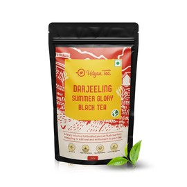 Udyan Tea Darjeeling Summer Glory Black Tea, 100g (50 Cups) | Second Flush Black Tea | Loose Leaf Darjeeling Tea | 100% Pure, Single Estate
