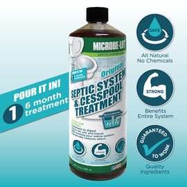 Microbe-Lift Septic Tank Treatment, Original System & Cesspool Treatment, 32 Ounces