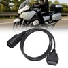CYTGOUPER 10 Pin to 16 Pin Motorcycle Scanner OBD2 Adapter,