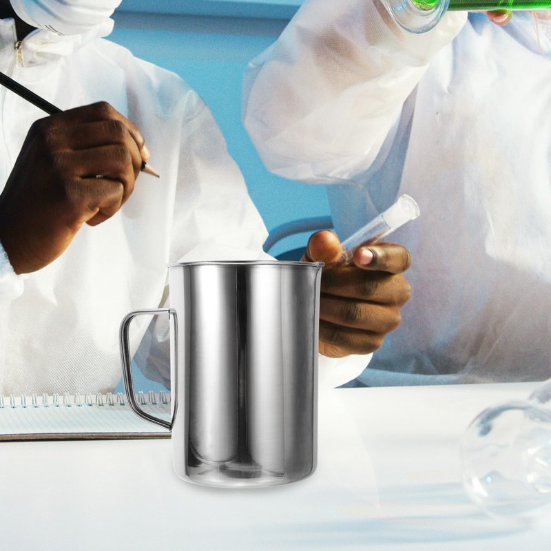 DOITOOL Stainless Steel Measuring Jug with Scale for Laboratory and