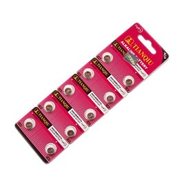 TIANQIU LR626 Alkaline Button Cell 10 Pack AG4