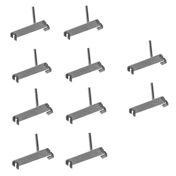 Unbranded Wire Metal Hanger Retail Long Gridwall Hooks Grid Panel