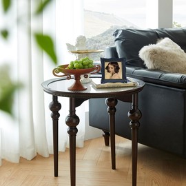 SIKOO 3x3 Picture Frame Square Small Black Vintage Picture Frame Wall Mount and Tabletop Display Vintage Wall Decor Art Gallery Ornate Gothic Home Decor