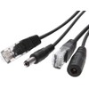 CTXSumTec 4-Pair Passive PoE Injector and Splitter Kit with 5.5x2.1