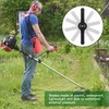 OFKP 60 PCS Grass Strimmer Blades, 14 cm Plastic Replacement