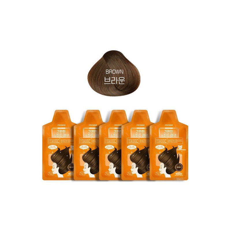 Haraz Pyeonan 5-Minute Speed ​​Hair Dye 20 Packs (Select 1