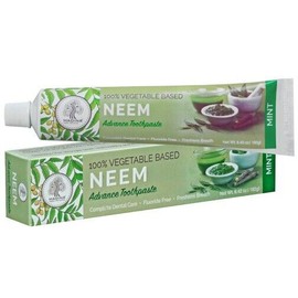 MADINA NEEM ADVANCE TOOTHPASTE | 100% Vegetable Based | Mint Flavor (6 pack)