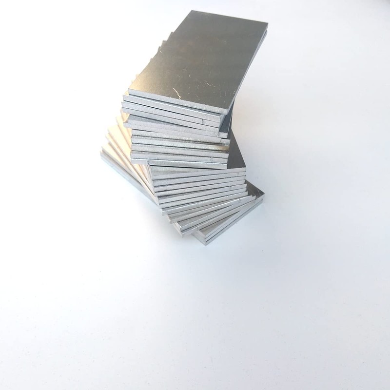Biscuits Welding Practice Aluminum Parts- 5052 Aluminum - 2*4inch- 24Tablets-Very